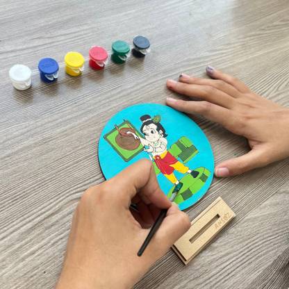 Ansoz 5 Forms of Krishna DIY Art & Craft Kit: Engage, Create & Celebrate with Art