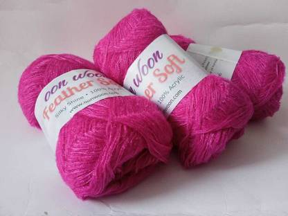 Oon Woon Feather Soft Knitting Yarn Wool for Knitting, Hand Knitting Art Craft