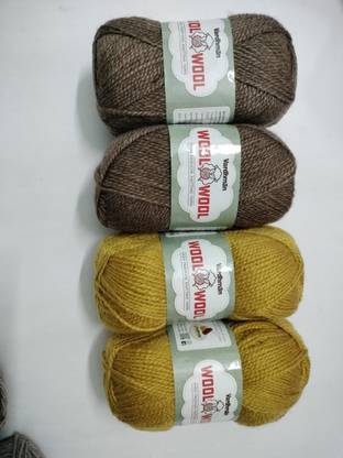 vardhman knitting yarn VARDHMAN WOOL-O-WOOL YARN - PACK OF 4 BALLS