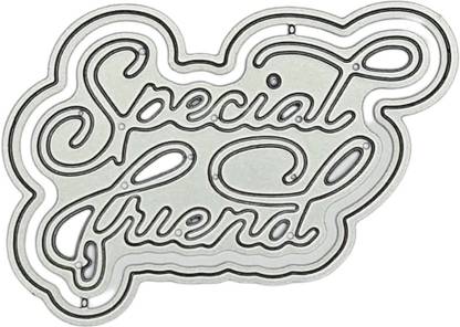 Craft Affaire 'Special Friend' Die-Thin Cutting Die-for Scrapbooking and Card Making-3x2inch