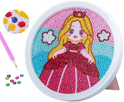 HANNEA Kids Paint by Number Kits Butterfly Princess Diamond Painting Kits