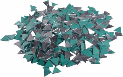 CRAFTLOVE Triangle Mirrors for Mirror Art, Lippan Art & DIY Craft Work - (2000 Piece)12mm