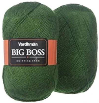Big Boss Vardhman Dark Green Wool 1