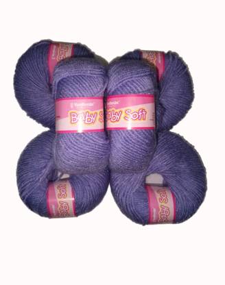Vardhman BABY SOFT WOOL PACK OF 6 150GM IRIS SHADE NO.17