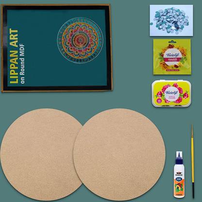 डेकॉरडायल lippan art materials DiY kit 8 " 2 MDF board