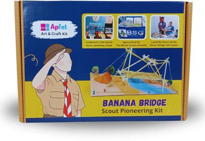 Apfet Banana Bridge-Scout Pioneering Kit for Scouts, Guides, Rovers, and Rangers