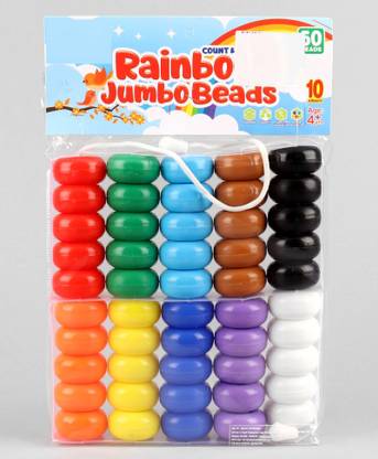 zokato Educational Counting Beads - Fun and Interactive Learning Toy -50PCS