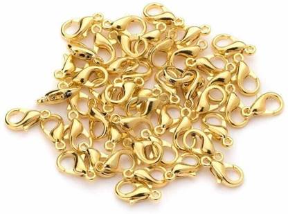 NANMAYA Jewellery Making Lobster Claw Clasps Hooks of 100 Pieces