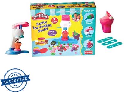 FUNSKOOL Play-Doh Softy Ice Cream Swirl