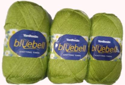 Vardhman Wool BlueBell 300 gm Wool Ball Hand Knitting Wool & Art Craft Soft Fingering Crochet Hook Yarn Needles Acrylic Knitting Yarn (100gm Each)