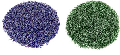 rawzone Aari Work Glass Seed Beads Sugar Beads For Embroidery Pack Of ( 150 Grams) Each