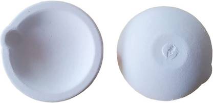 Luxuro Ceramic Crucibles Sizes:2½” Crucible Dish Melt Gold Silver Copper