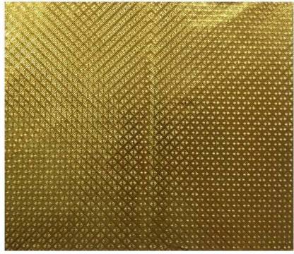 Clezaro (Pack of 10) Golden Color Tamna Paper for Gift Wrapping/Art & Craft Paper