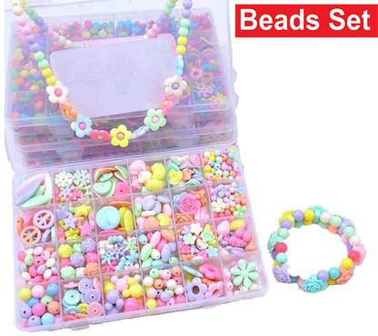SE IMAGINE Crafts Diy craft kit Beads for Kids Children's Jewelry Making Kit Jewelry Set