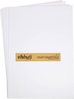 Vibhuti Crafts A3 Foam Board Sheets (Pack of 4) - 5mm DIY Crafts,Signs,Displays