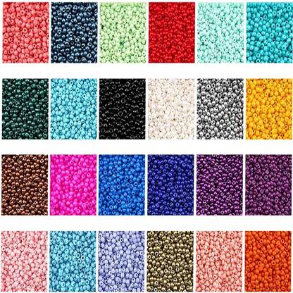 DIY Crafts 5000 Glass Beads for Bracelets Making Spacers Jewelry Bracelets Making Kit