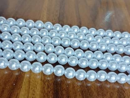 RUHAILA 12 MM WHITE FINE BIG SIZE PEARL BEADS FOR JWELLERY ART CRAFT 100 PCS