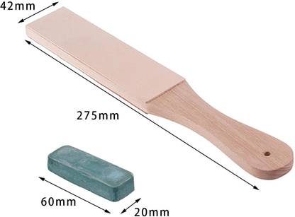 Lyla PU Leather Paddle Honing Strop Kit PU Leather Stropping Kit for Woodworking
