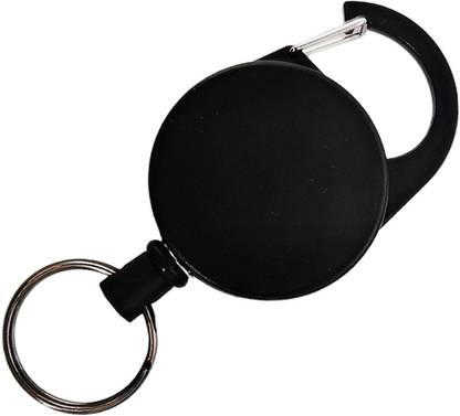 Lyla Compact Retractable Key Chain Extendable Reel Keychain for Keys Purse Bag
