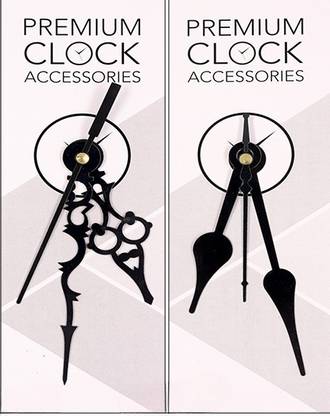 Vintager Made Classic Wall Clock Hands (Hour, Minute and Second Hand Set Of 2