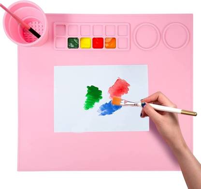 VDNSI Silicone Craft Mat for Painting Play, Non-Stick Multipurpose Silicone Sheet