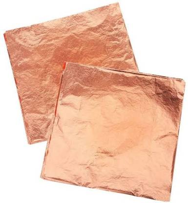 GGL Imitation Copper Leaf Sheet, 100 Sheets.