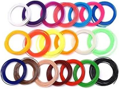 CrazyBuy Pla Filament 10 meter each Mix Color PLA Filament 3D Printing Filament(10 pack)