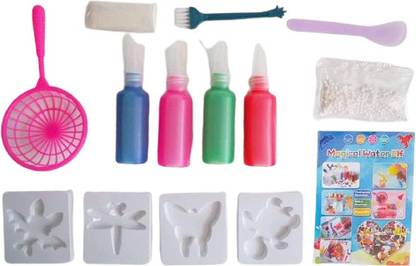 KUNYA 3D Handmade Colors Magic Gel Water Elf Toy Kit Aqua Fairy Toy Set for Kids
