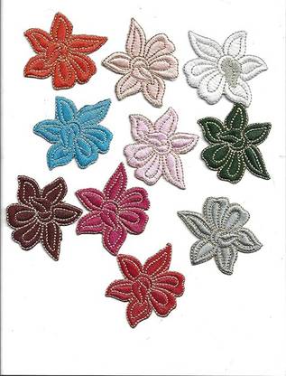 PINACO INDIA Embroidery Random Assorted Styles Embroidered Patches