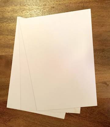CRAFTWAFT Sunboard Foam Board Sheet for DIY Craft Project Models(Pack of 4)(4MM 16X24INCH)