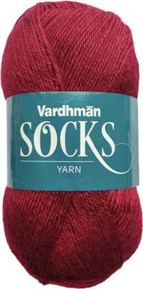 KYSS Vardhman Socks Wool Ball Knitting Art(1 ball /100 gram) 500 gram shade no-2
