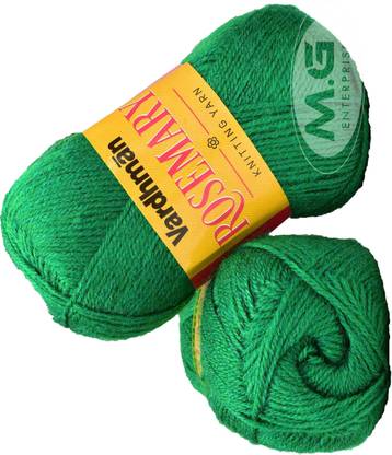 Simi Enterprise Rosemary Moss (400 gm) Wool Ball Hand knitting wool - Z SM-AA