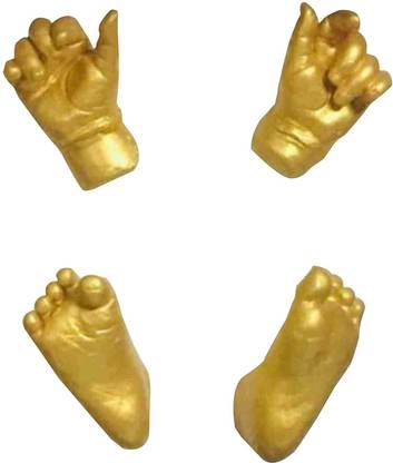 Evergreen 3D Four Impression Moulding Powder for Hand, Foot Casting Kit for New Born Baby