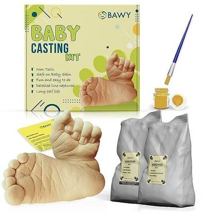 bawy Baby Casting Kit for Baby Hand and Foot Casting,