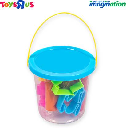Toys R Us Universe of Imagination Mini Dough Pack of 8 Clay Dough Sticks & Molds (Assorted Color)