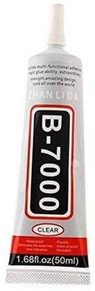 BDRMKH B-7000 Glue Multi-Purpose Transparent Adhesive (1.68 fl Oz/ 50ml) for Jewellery Model Building Kit