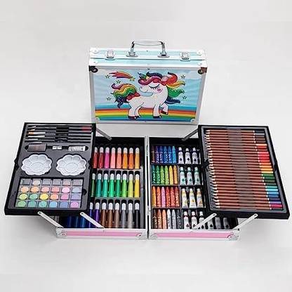 SAGAR Animal Print white Colorkit Kids Art Drawing Set Art