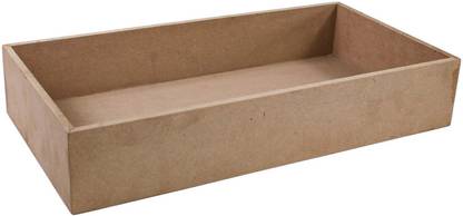 LITTLE BIRDIE MDF Serving Tray 6.5 X 12.5 X 2.25inch 5.5mm 1pc