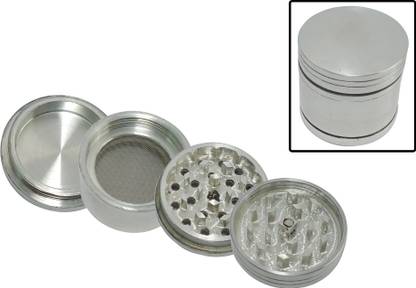 HAMMER MAN Classic Metallic Herb Crusher/Grinder Medium with Filter & Spices Crusher