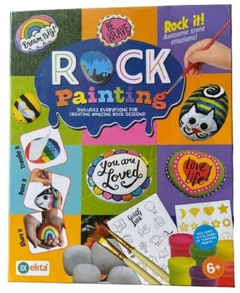 Toyland.toys Ekta Rock Painting Kit | Stone Painting Art Kit