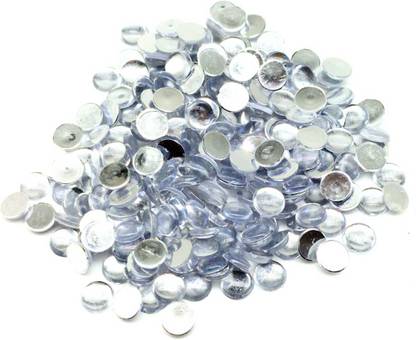 BALA Round Kundan Stones Pastable for embroidery craft jewellery making 8mm-400 pcs