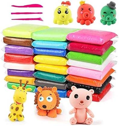 Bazaar Air Dry Super Clay 12 Colors Clay Super Light Dry Clay Model Air Dry Clay