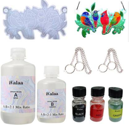 IKALAA Resin KIT with door hanging,Resin Kit for beginners,Resin 100 ml,Hardener 50 ml