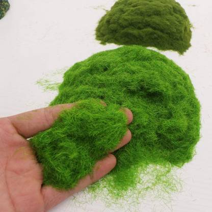 Kandle 50 Grams Artificial Moss Powder Green Fake Grass Fairy Garden Grass
