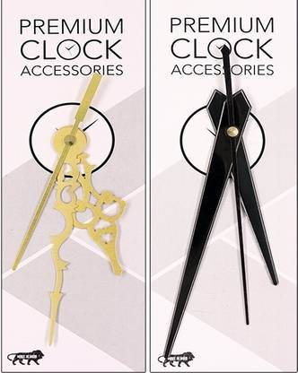 Vintager Wall Clock Hands, Wall Clock Glossy Hands, Imported Clock Hands