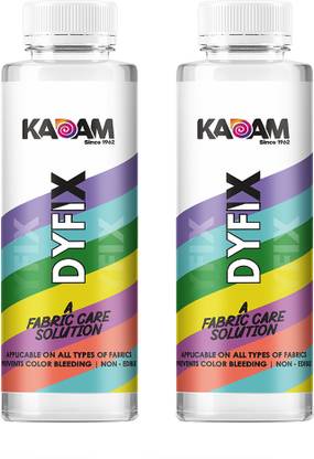 कदम DyFix (300g) Fabric Care Solution, Dye Fixative Agent, 2 Bottles (150g each)