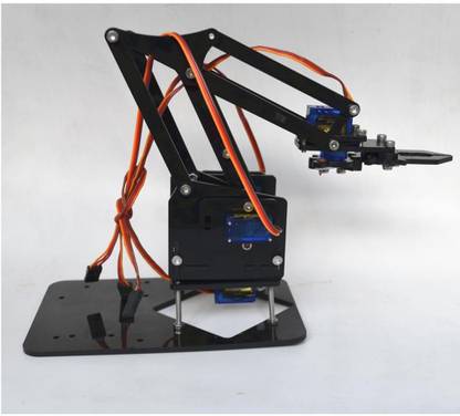 Lyla Professional DIY 4-Dof Tank Robot Mechanical Arm For Arduino 51 Learning Kits Sc
