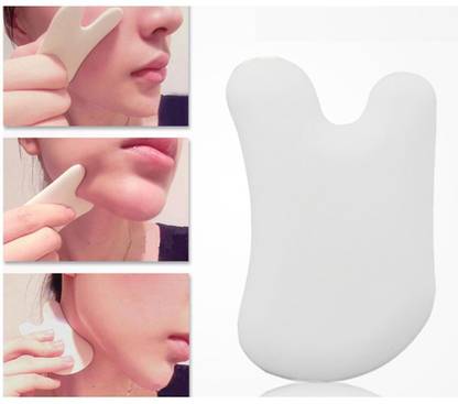 Lyla Ceramic Facial Gua Sha Scraper Scraping Board Manual Self Massage Tool for Full