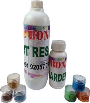 ACBOND Art resin and hardner (2:1), metallic pigment,OPK pigment,for beginners. Resin Art Medium