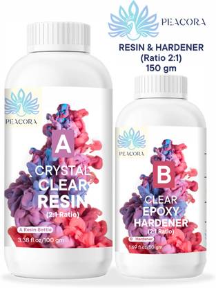 PEACORA Epoxy Art Resin Hardner Resin Art Medium